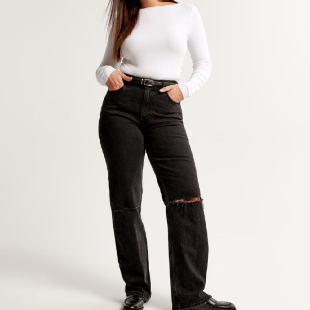 Abercrombie Curve Love High Rise 90s Relaxed Jean